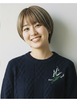 フレイムス ヘアアンドリラックス 大宮東口店(Frames) 似合わせカット斜めバングミニマムショート◎20代30代40代/大宮