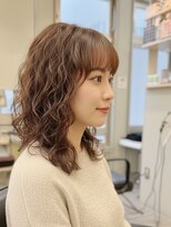 ミュージアム(MUSEUM)&nbsp;ブリーチなしWカラー／ニュアンスパーマ／水素カラー