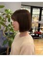ジアン バイ ミルボン NU茶屋町+(GIEN by milbon) 扱いやすい量感のパツっとボブお任せ下さい^^