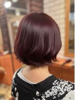 ヘアメイク フレンシア(hair make flencia)&nbsp;艶めく！カシスボルドー・ボブ【036スタイル】