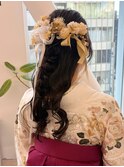 袴着付け/袴/卒業式着付け/着物/袴着付/袴ヘアセット/袴ヘア