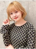 20代・30代_ハイトーンボブ
