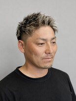 スター(STAR) ハイフェード×ホワイトメッシュ|ストリートヘア