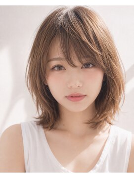 カミガミ 栄(KAMIGAMI) 韓国風くびれボブ×シアーベージュでつくる大人の抜け感ヘア