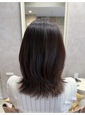 ナチュラルレイヤー＋髪質改善カラー