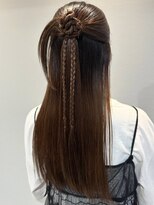 セブンルックス モカ 宇都宮鶴田店(7LOOKS mocha)&nbsp;ハーフアップカチモリヘア