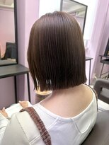 アヴァンス 難波店(AVANCE.)&nbsp;ブリーチ毛から作るナチュラルブラウンカラー