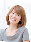 [Air 八王子]  ミルクティカラーで楽しむボブスタイル