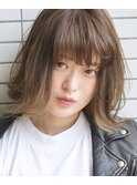 【tela】ナチュラルハイライト・グレージュボブ【溝の口】