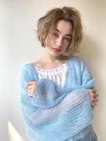 ガレージ バイ グリーン 原宿 表参道(Garage by green)&nbsp;【loki】ニュアンスパーマ×ブロンド