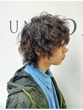 Unsome Lille メンズマッシュウルフパーマ メンズパーマ L アンサム リリー Unsome Lille のヘアカタログ ホットペッパービューティー