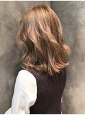 ハイトーンベージュ_オリーブカラーハイライトカラー_ba272751