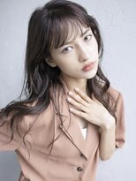 アイティー バイ アルバム 浦和店(IT by ALBUM) グレージュロング_オリーブカラーハイライトカラー_27853