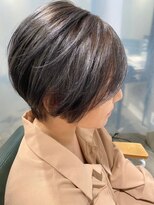 ライズ バイ レボ 柏店(RISE by REVO)&nbsp;ボブ/カーキグレージュ/大人かわいい/フェザーバング