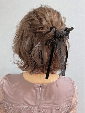 セットサロン フルール(Fleur) くびれが可愛い☆外ハネハーフアップ