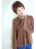 ナチュラル可愛いふんわりピクシーカット