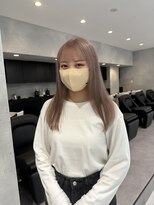 ペレ 栄店(PELE)&nbsp;ピンクベージュ×パツっとカット☆