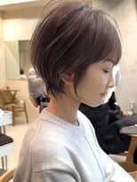 ラフ 新宿(Laff)&nbsp;【Laff】新宿 20代30代40代 前下がりショートボブ 丸みショート