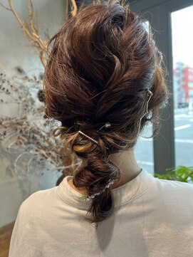 グランツ(GLANZ) ヘアアレンジ[グレージュカラー/ニュアンスカラー]◎30代40代