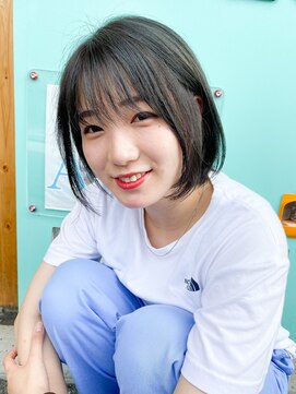 アジアエス 谷山 清和店(asia s) ショートボブ