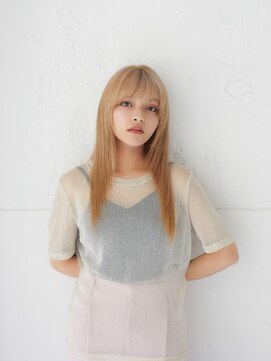 ラフィス ヘアーピュール 梅田茶屋町店(La fith hair pur) 【La fith】ミルクティベージュ×ストレート