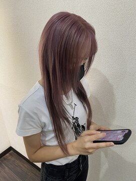 美容室 フォーリア Foglia 【Foglia坪来】大人可愛いパープルピンク