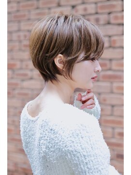 プランツヘアー ハイライトショート 白髪ぼかし 髪質改善 ヘッドスパ