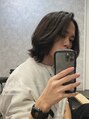 アビールブレ 新潟万代(ABEY LEVRAI)&nbsp;ミディアムボブ/メンズボブ/ミディアムスタイル/ウルフカット