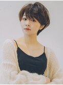 マッシュショート/小顔カット/マッシュパーマ/メンズライク