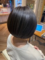 ヘアーショップ エヌアンドエー 越谷店(hair shop N&A)&nbsp;大人ショートボブ/サラ艶丸みボブ/髪質改善カラー/ハイライト