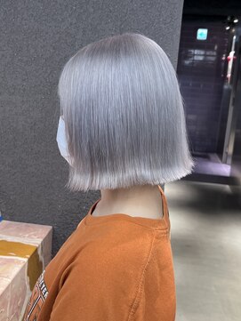 ペレ 栄店(PELE) デザインカラー/レイヤーカット/ウェットヘア/オリーブベージュ