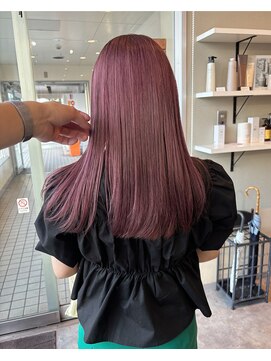 アットラップレーヴ(attrape-reve) 20代3大人可愛い透明感ピンクラベンダーケアブリーチ小顔/高橋