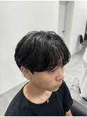 シースルー×ニュアンスパーマ
