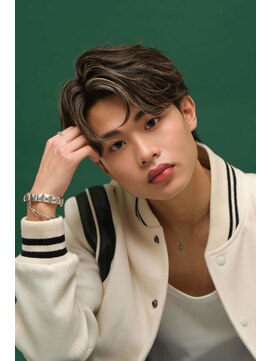 レイ(Lay.) 【代表内堀】外国人風ハイライトセンターパート