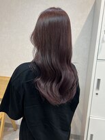 トレヘアー 京都 烏丸(tRe hair) カシスピンクカラー