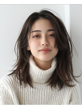 ルシードスタイル アウラ 松戸市五香(LUCIDO STYLE Aura) 大人重めロング30代【松戸#五香#白髪染め#カラー#髪質改善】