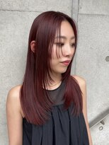 タロ(TALO)&nbsp;【TALO】ディープレッド×レイヤーカット