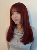 レッド×レイヤーカット　吉祥寺