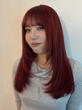 ゼスト パーク(ZEST PARK) レッド×レイヤーカット　吉祥寺