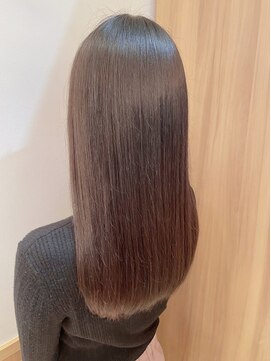 ユキオグループ グラン(yg GRAN) 縮毛矯正ロング♪酸性ストレート髪質改善ココアベージュ