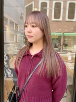 アールファイブ ショウナンダイ(R-5 shonandai)&nbsp;【hitomi/湘南台】ミルクティーベージュ/ぱつっとカット