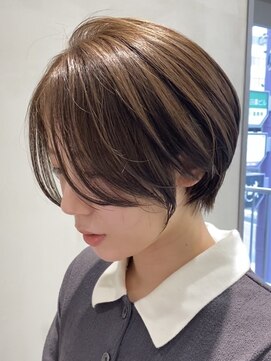 ヘアスペース リズム グリーン(Hair space Rizm green) 似合わせカット20代30代40代50代丸みショートボブ