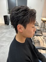 シーフ 千葉(Cyf)&nbsp;シャドウパーマ/スパイキーショート/ブルーブラック/佐久間玲於