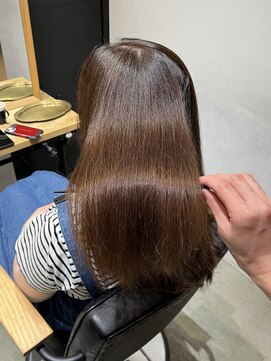 キャンバス 川崎(canvas.) 微還元ストレート 髪質改善 2枚目ビフォー/美髪/川崎 【窪田】