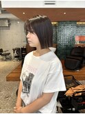 【VENTI 子安】顎下2センチ切りっぱなしボブ＋縮毛矯正