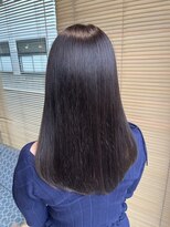 オーガニック リブ 川越(organic+live)&nbsp;冬潤い◎地毛風髪質改善ストレート×セミロング