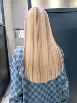 アルバム 銀座(ALBUM GINZA)&nbsp;ロングダブルカラーブロンドハイトーン_ba572132