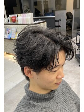 テディ 自由が丘店(teddy) メンズカット×フェザーパーマ