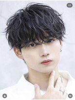 アストラ(ASTRA) MEN’S HAIR/波巻きツイストスパイラル/リバースセンターパート