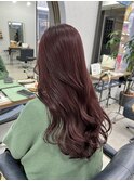 チェリーブラウン韓国風巻き髪
